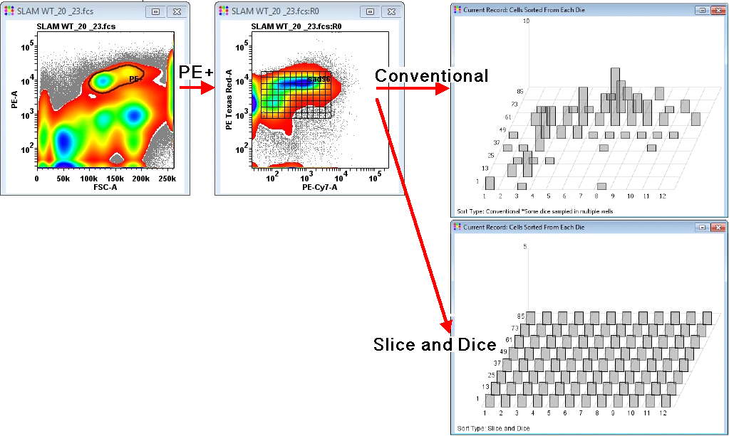 S&D vs Conventional sorting